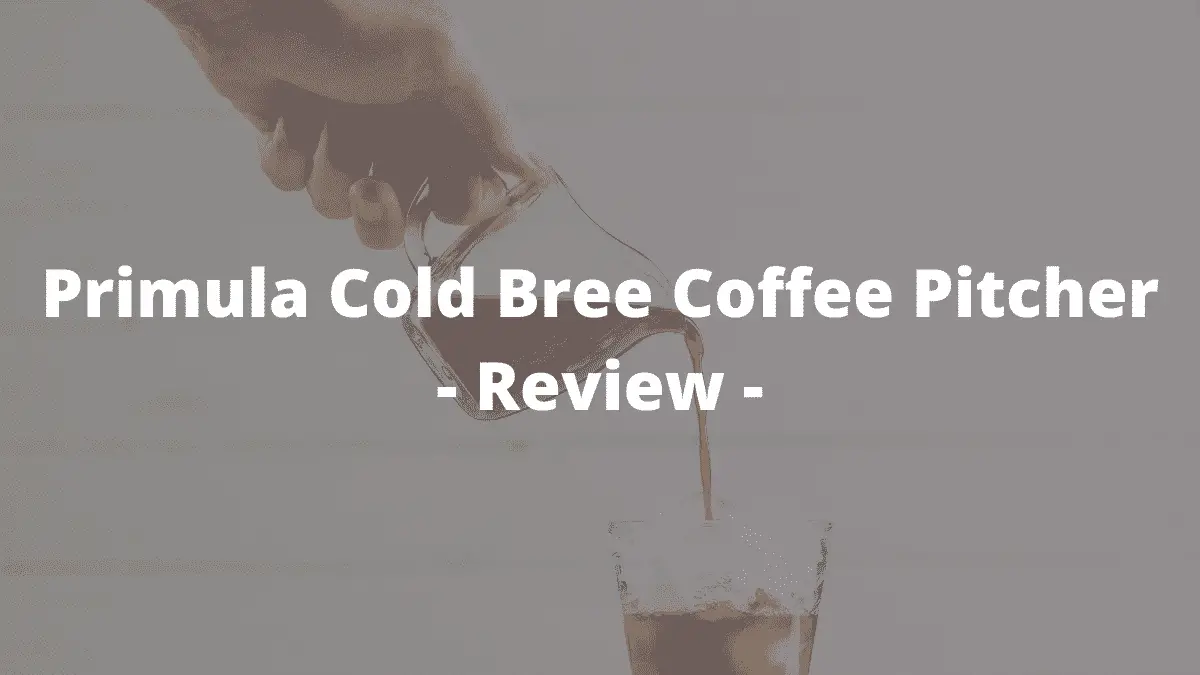 Primula Cold Brew Coffee Pitcher Review